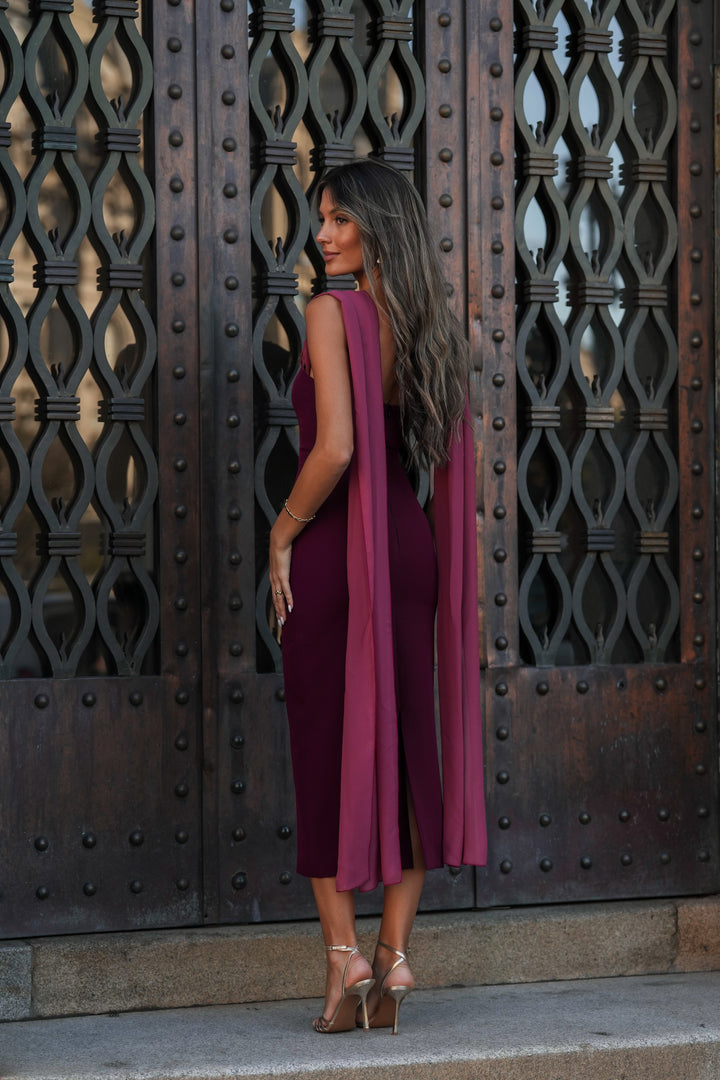 VESTIDO NICOLE GRANATE