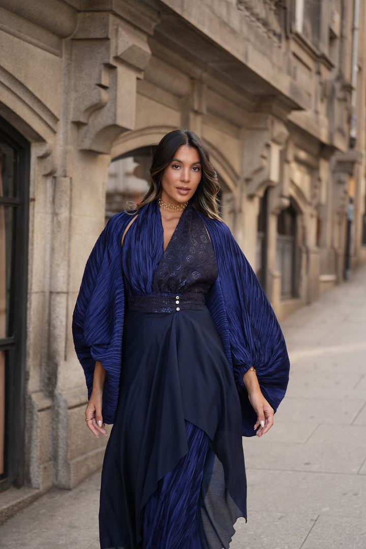 NAVY RIAD DRESS