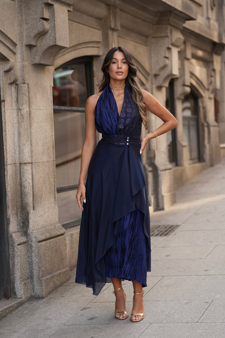 NAVY RIAD DRESS