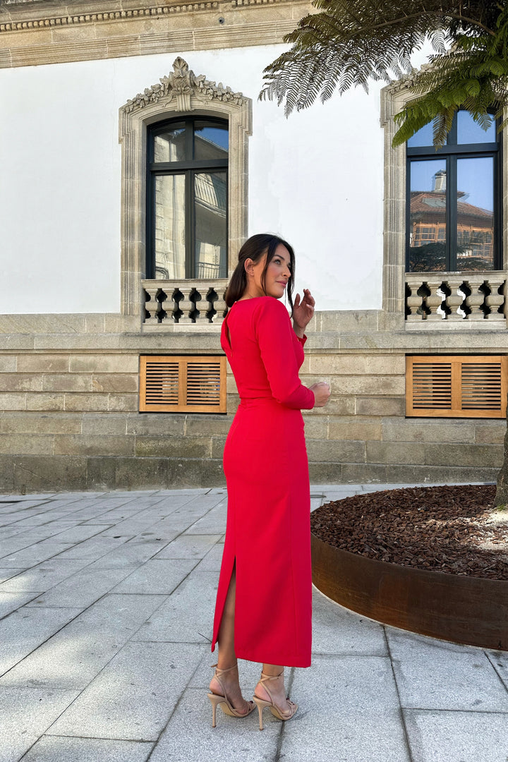 VESTIDO SELINA ROJO