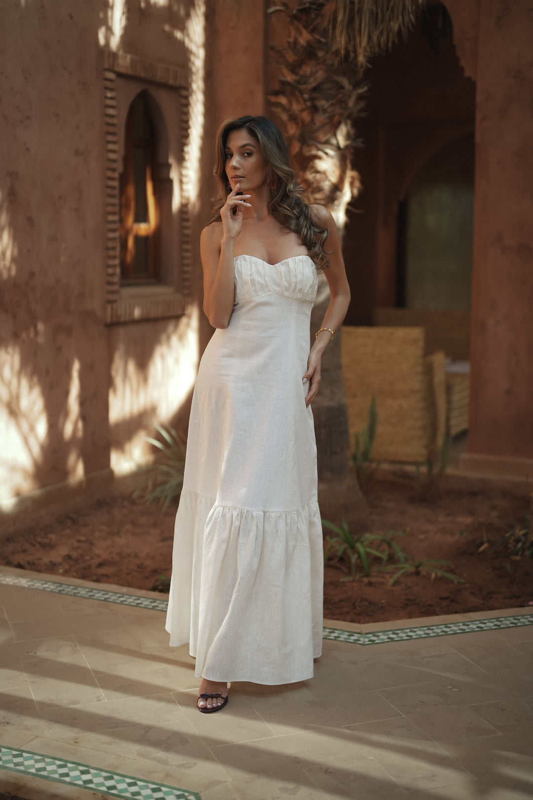 VESTIDO PORTOFINO LINHO BRANCO