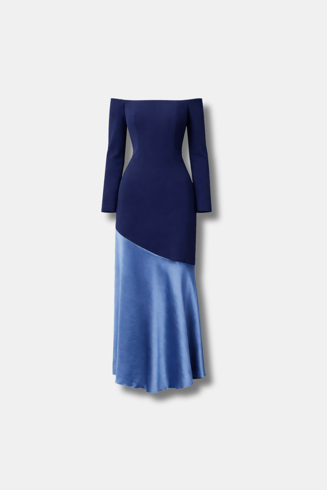 VESTIDO FIONA M/LARGA AZUL MARINO