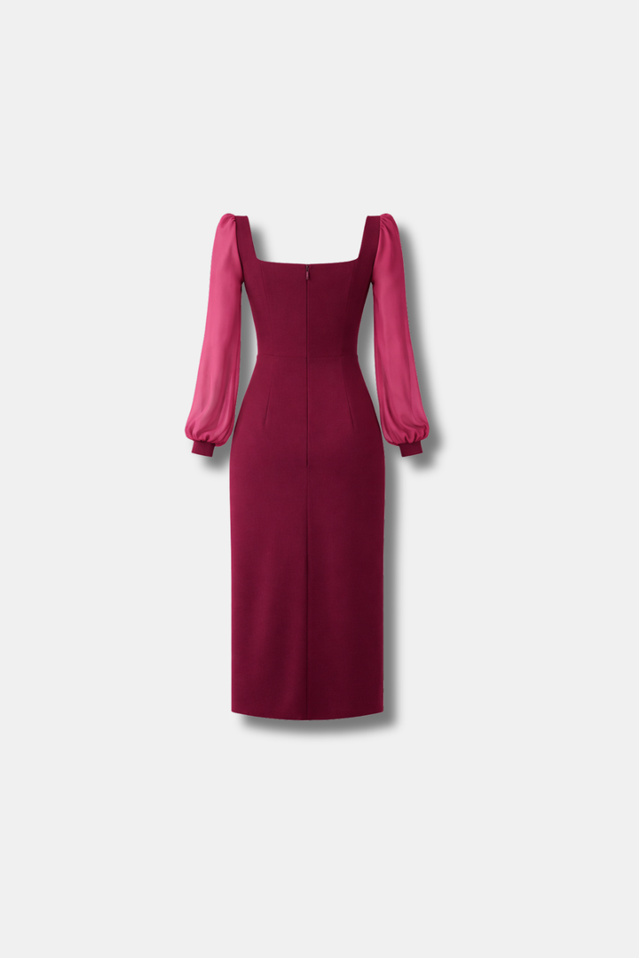 ROBE BORDEAUX GRENAT