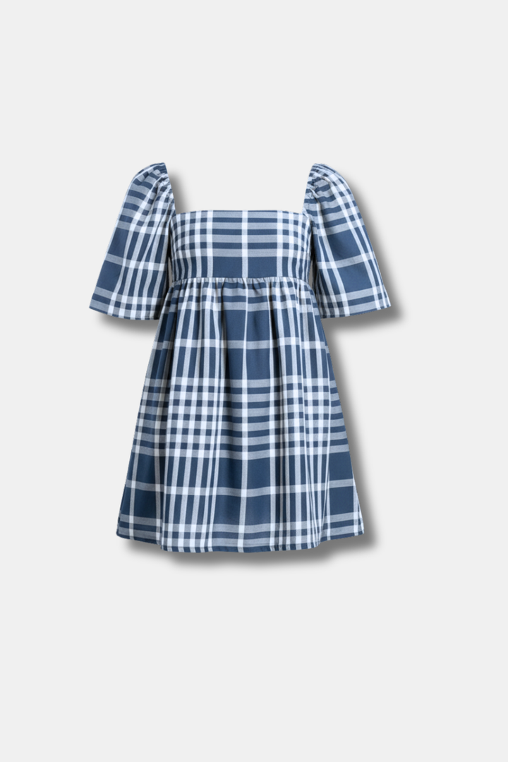 ROBE COURTE À CARREAUX