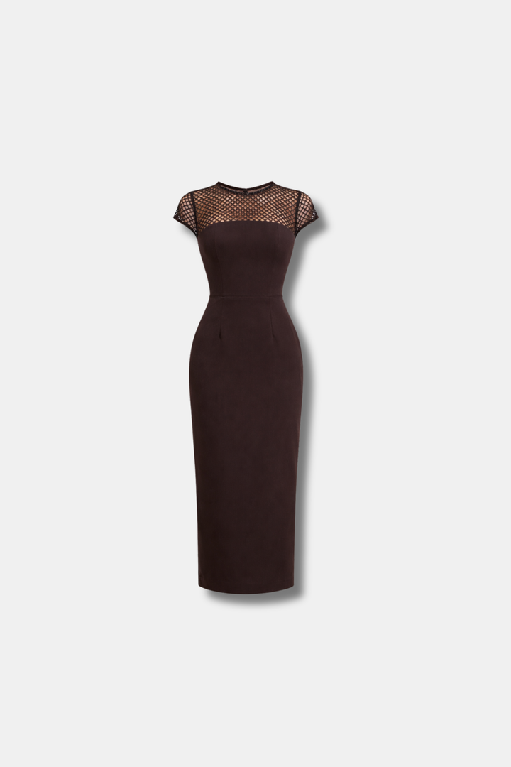 BROWN ÉLYSÉE DRESS