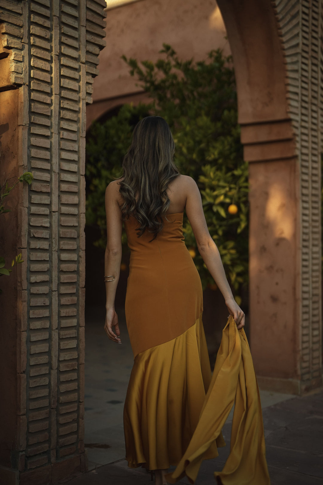 FIONA MUSTARD DRESS