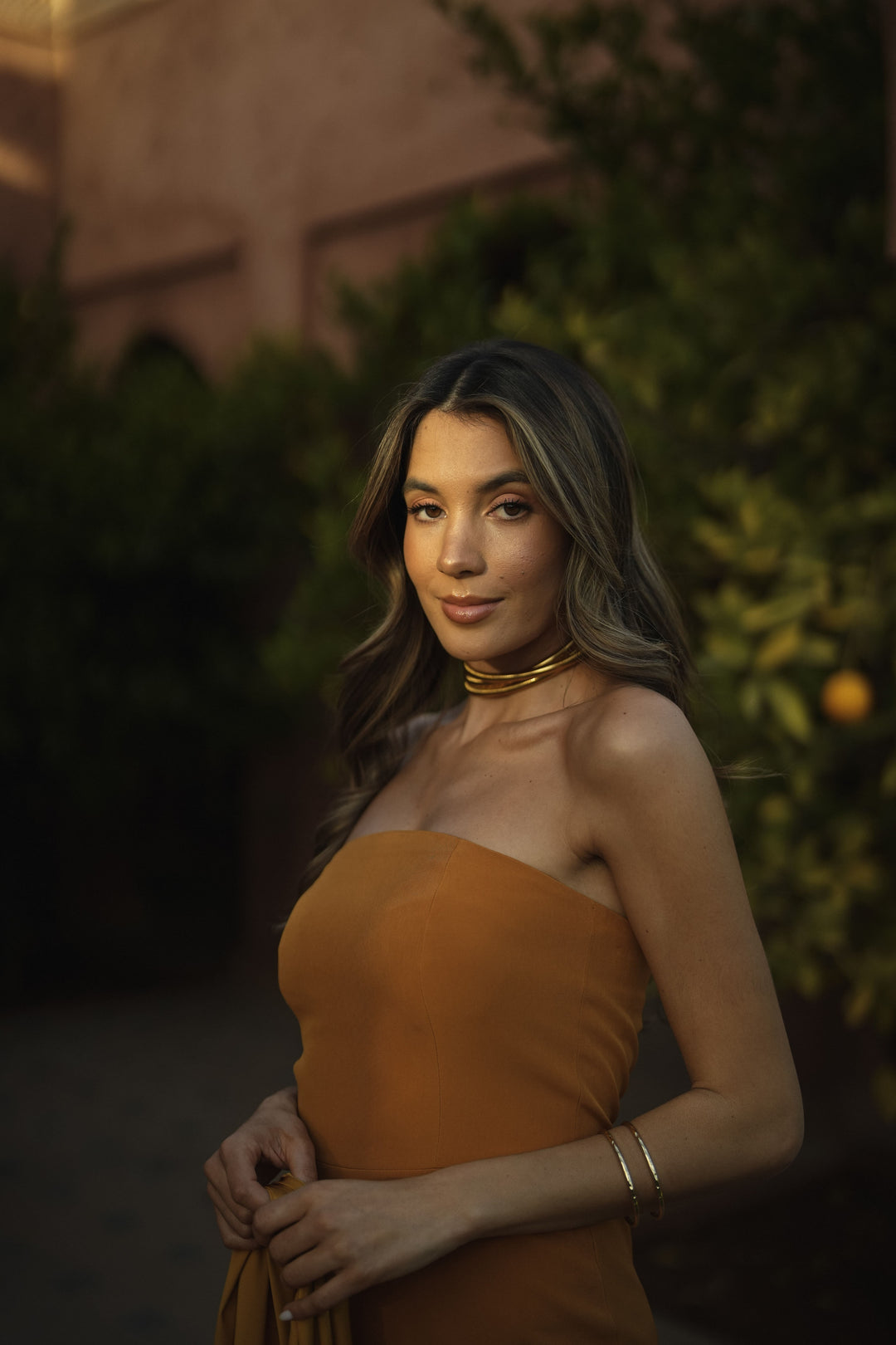 FIONA MUSTARD DRESS – Güendolina - Main Image