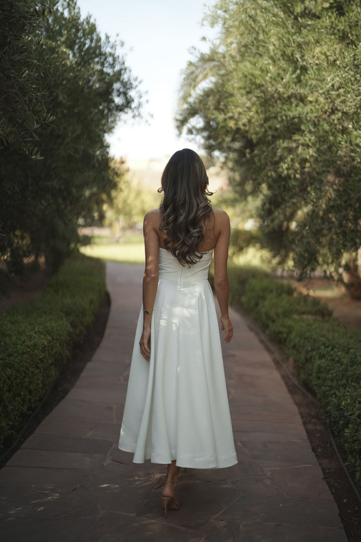 ROBE BLANCHE ADELLE