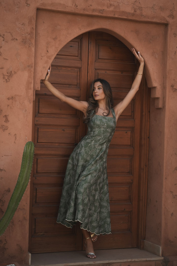 VESTIDO FLORA VERDE