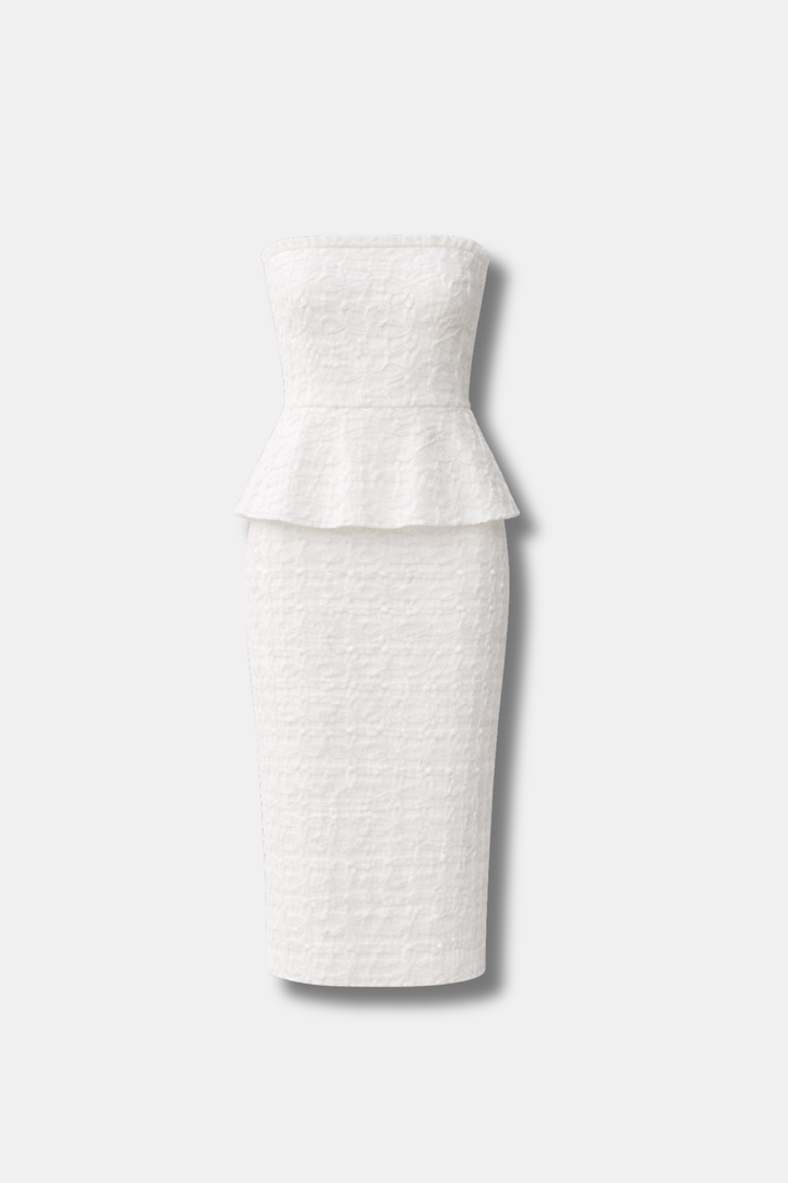 ENSEMBLE GARDÉNIA BLANC