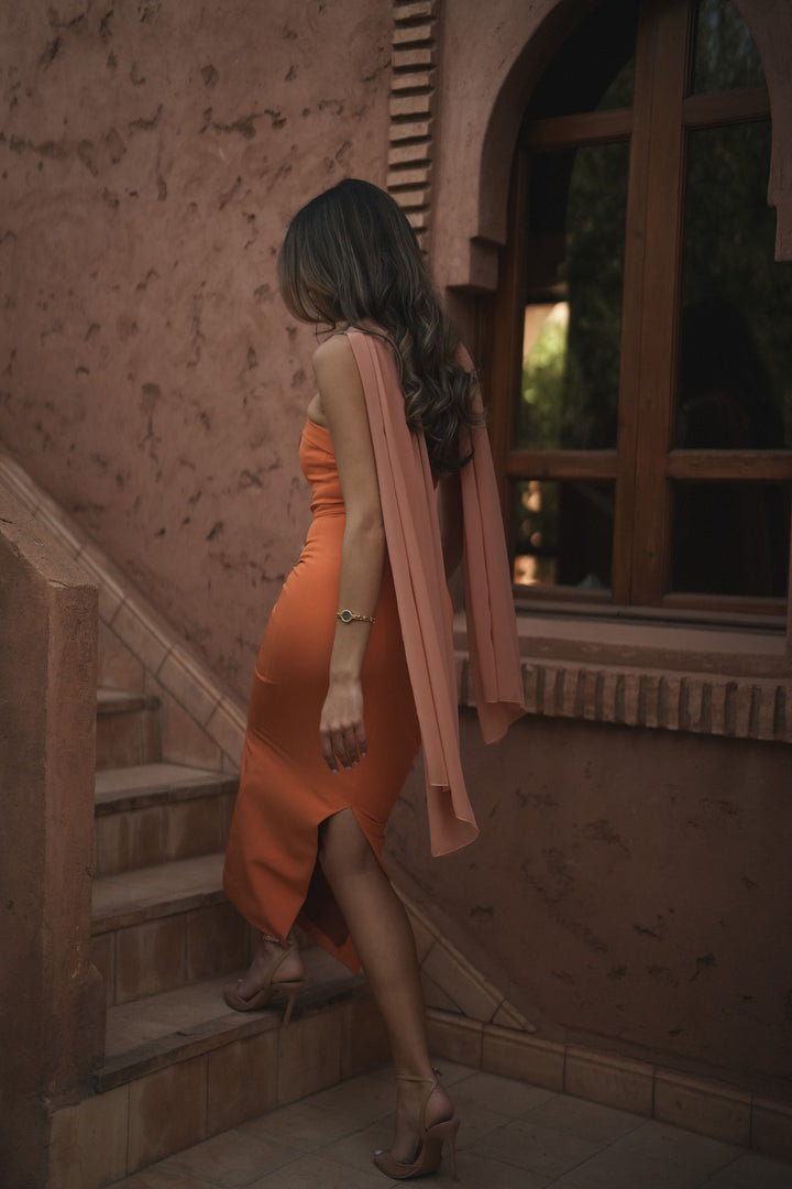 ROBE CAPRI PÊCHE