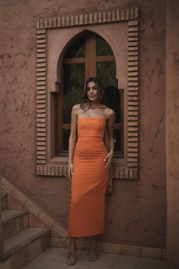 ROBE CAPRI PÊCHE