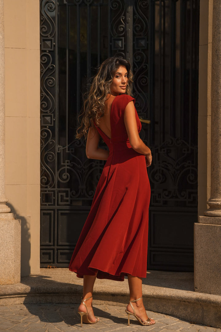 VESTIDO GENOVEVA TEJA