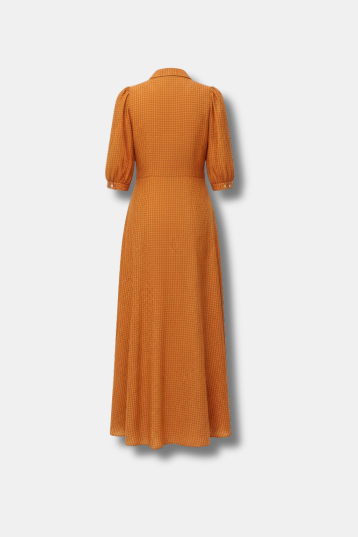 ROBE CHEMISE À CARREAUX