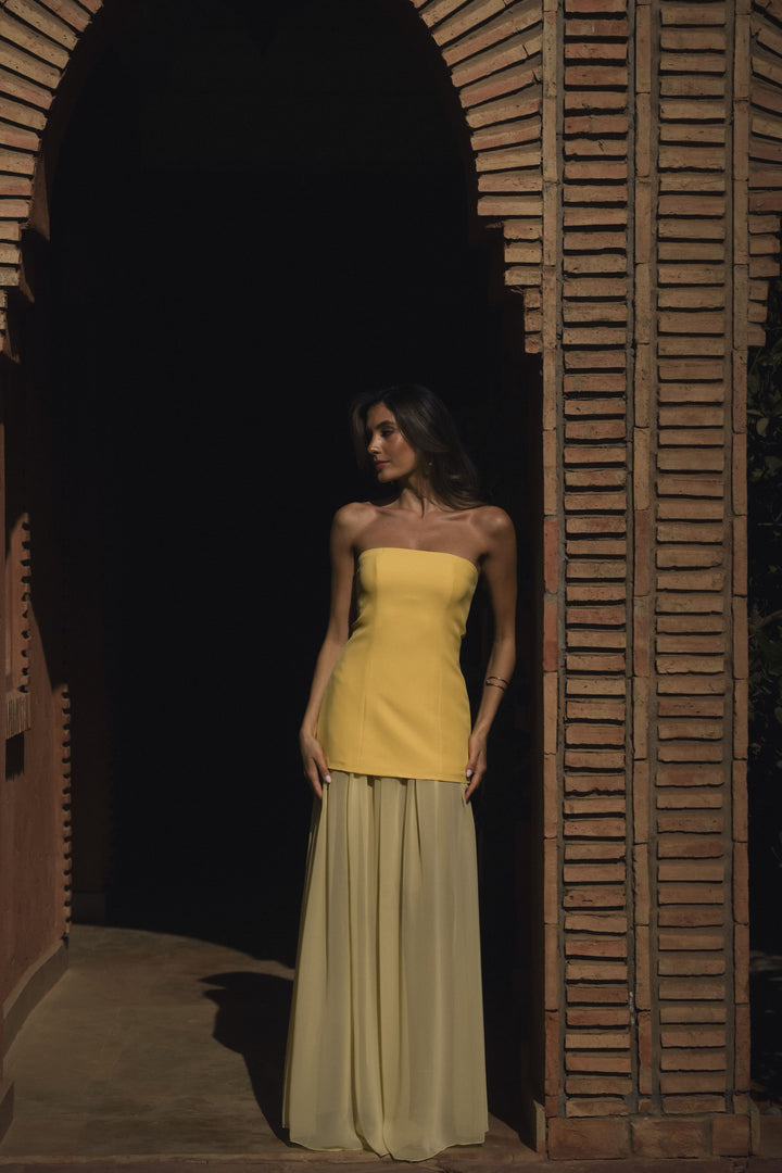 VESTIDO ISABELLA AMARELO
