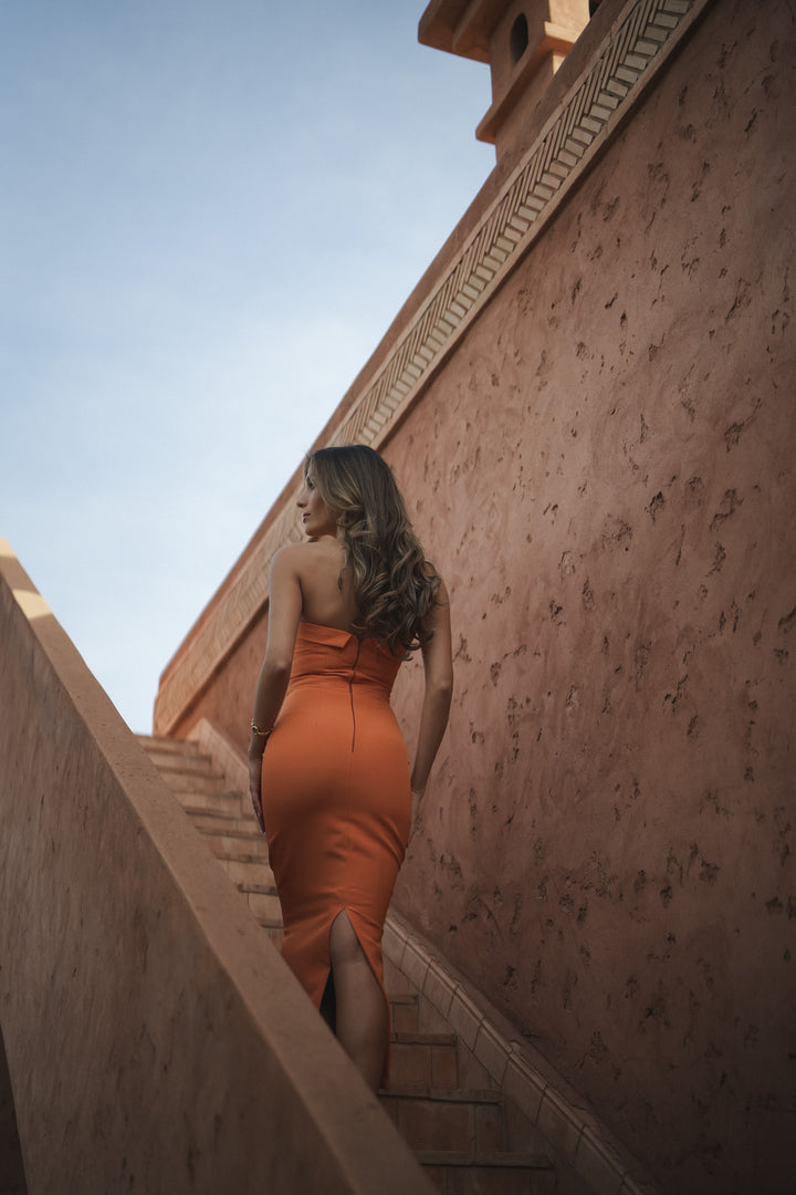 ROBE CAPRI PÊCHE