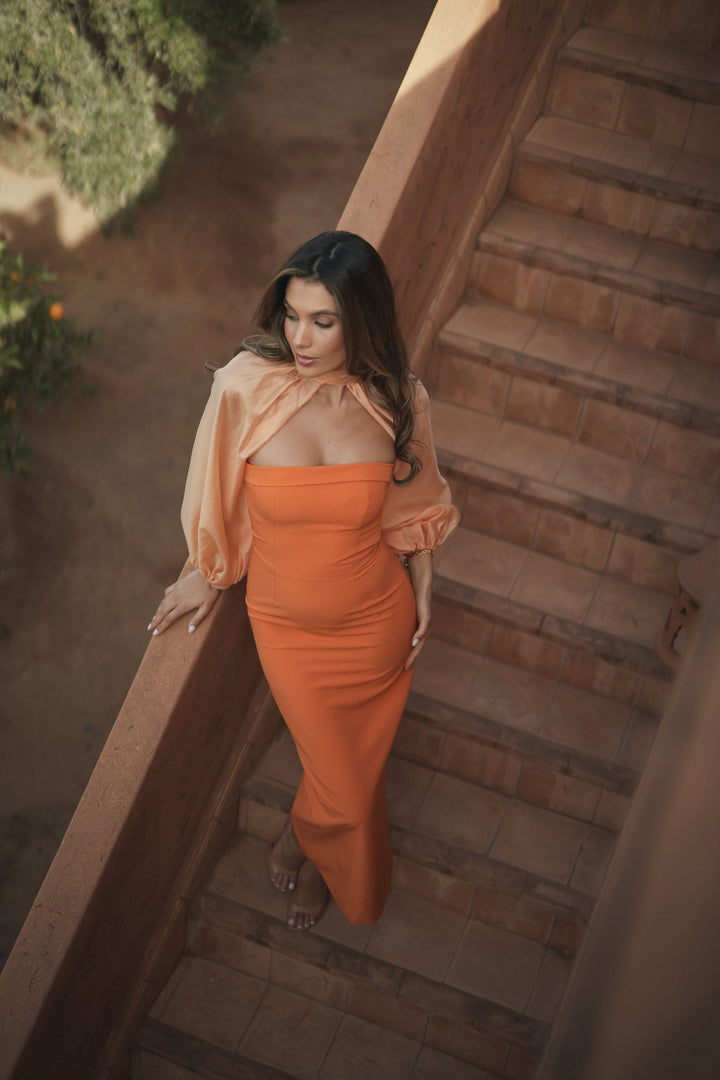 ROBE CAPRI PÊCHE