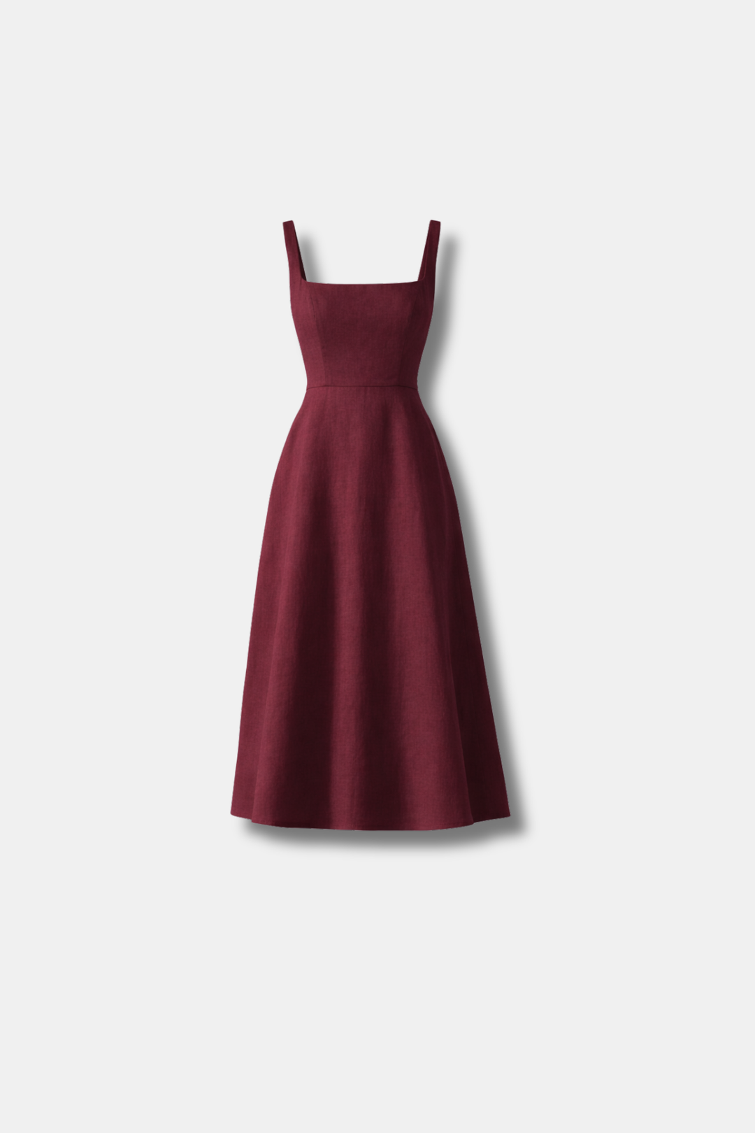 MARTINA BURGUNDY DRESS