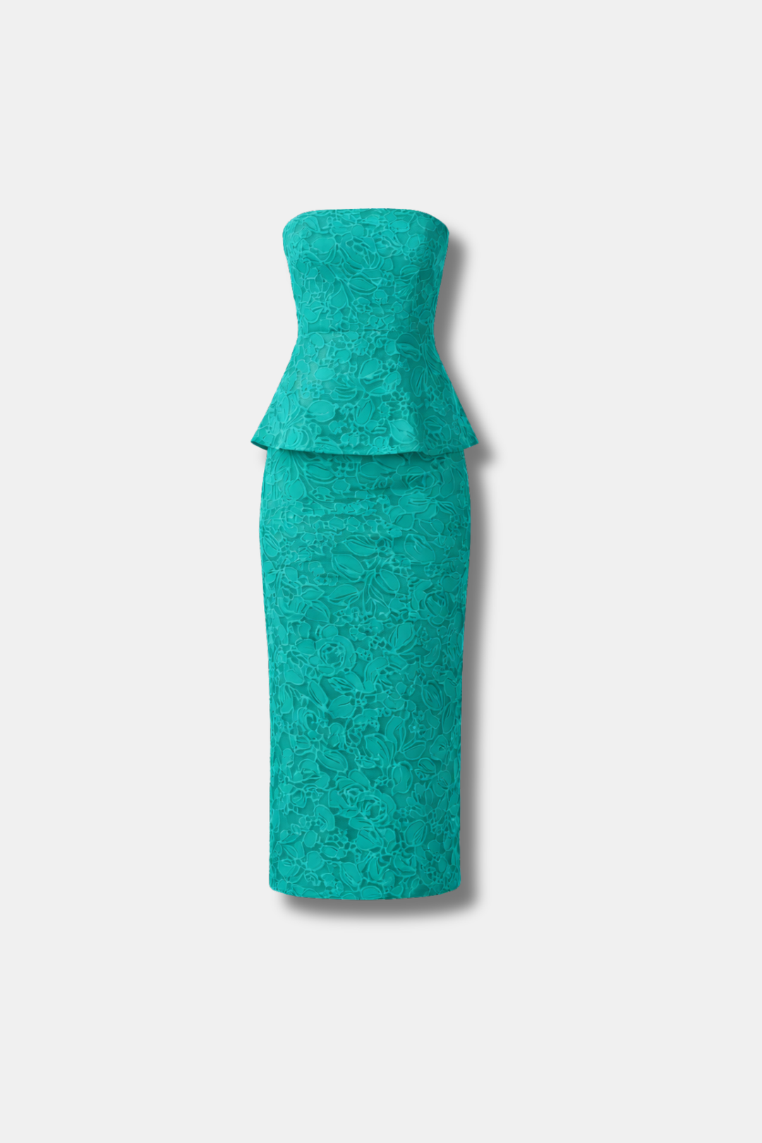 SET GARDENIA JACQUARD TURQUESA