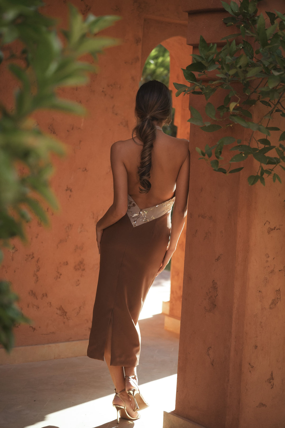 ROBE CLARA MARRON