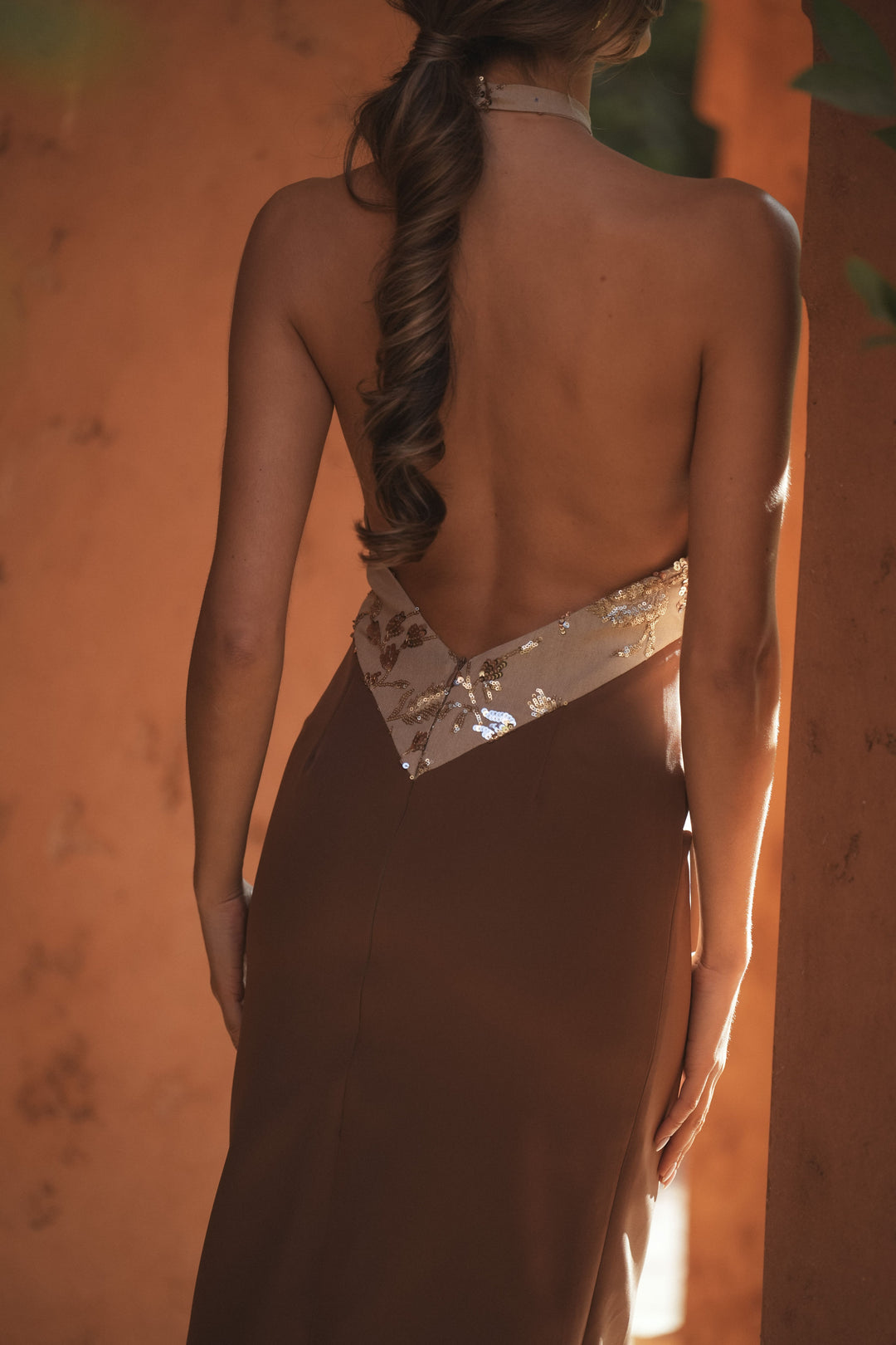 ROBE CLARA MARRON