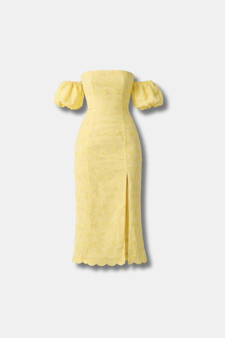 ROBE ÉMERAUDE BRODÉE