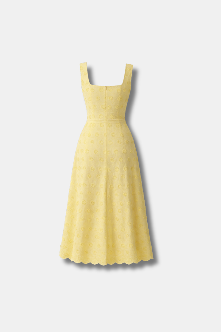 ROBE FLORA JAUNE