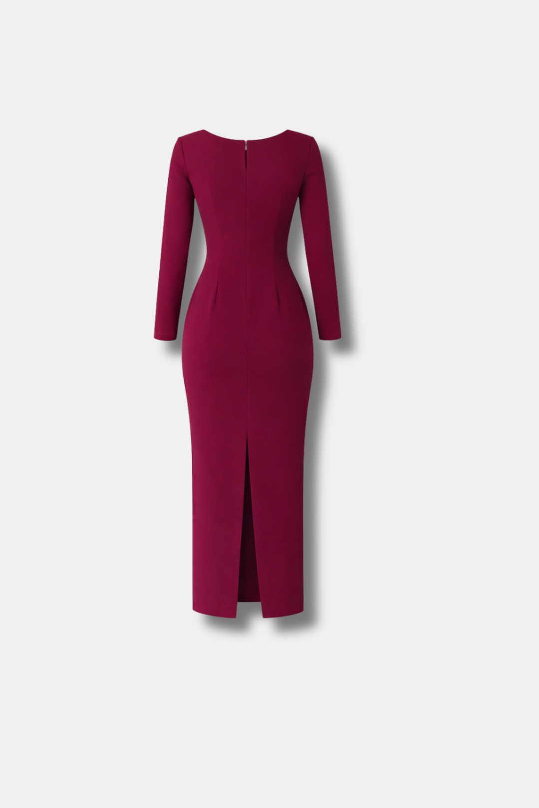 SELINA BURGUNDY DRESS