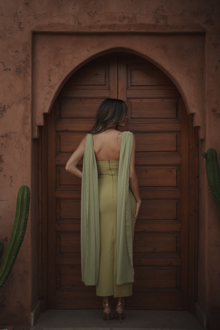 VESTIDO NICOLE VERDE CLARO