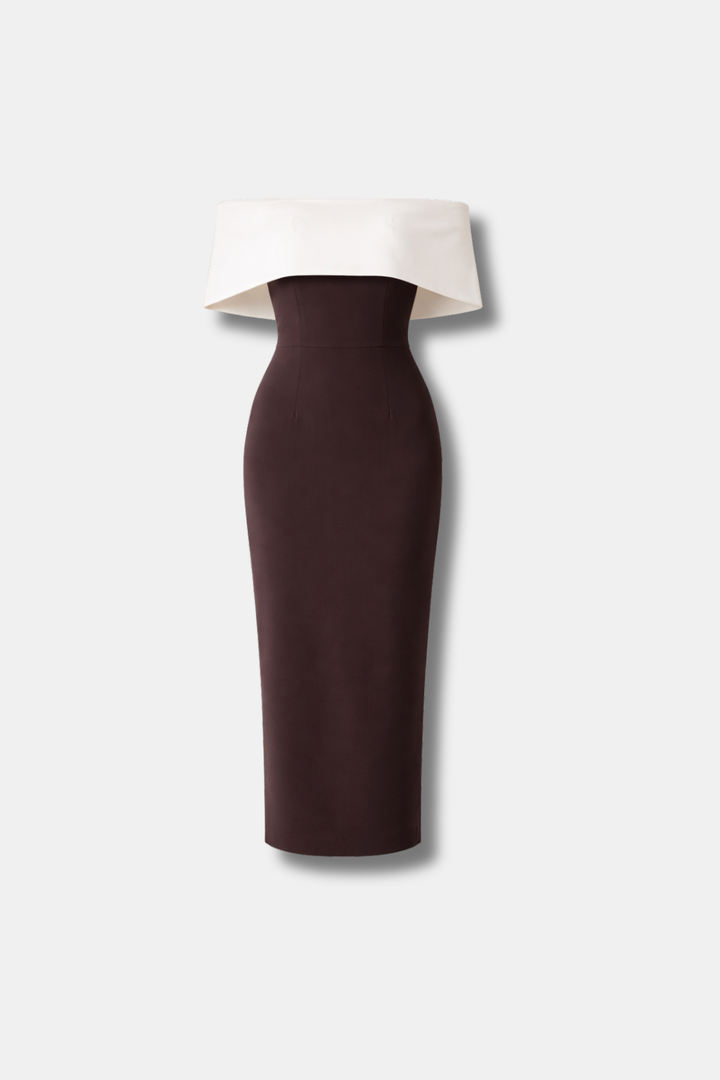 VESTIDO VELERO MARRÓN