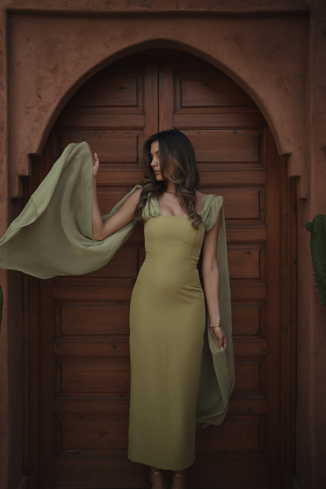 VESTIDO NICOLE VERDE CLARO