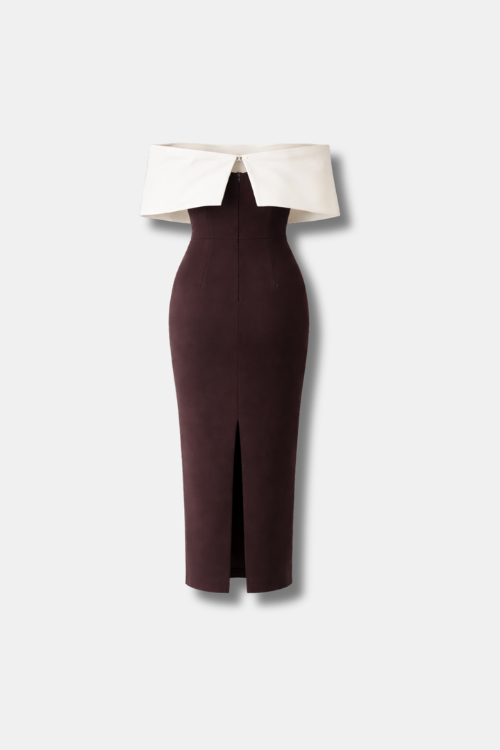 VESTIDO VELERO MARRÓN