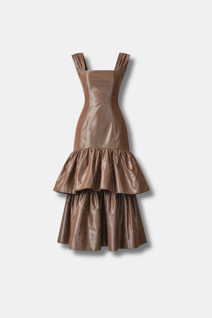 VESTIDO VULCANO TAFETÁN