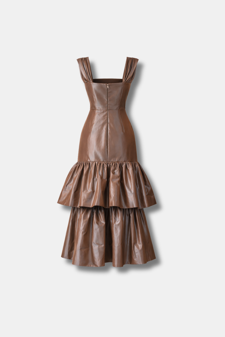 VESTIDO VULCANO TAFETÁN