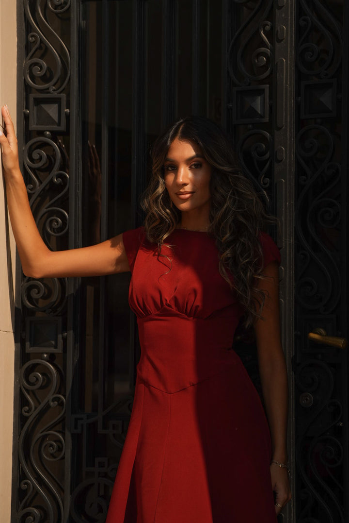 VESTIDO GENOVEVA TEJA