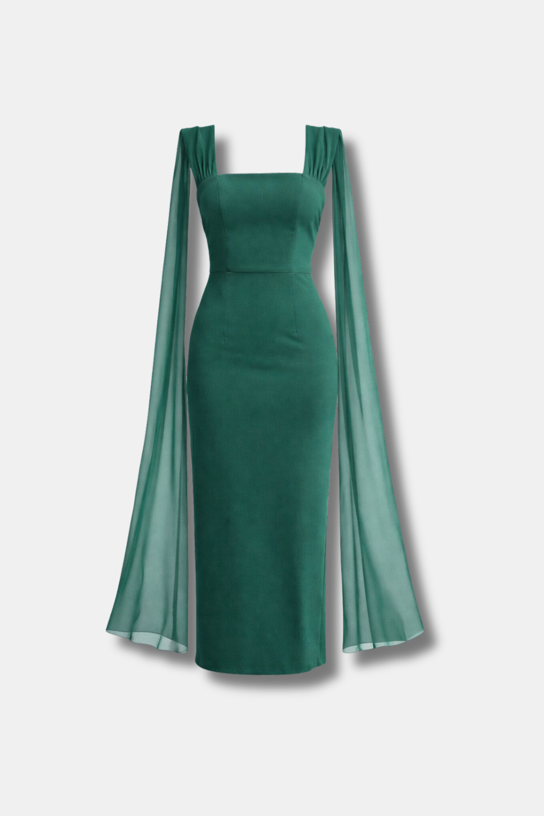 VESTIDO NICOLE VERDE OSCURO