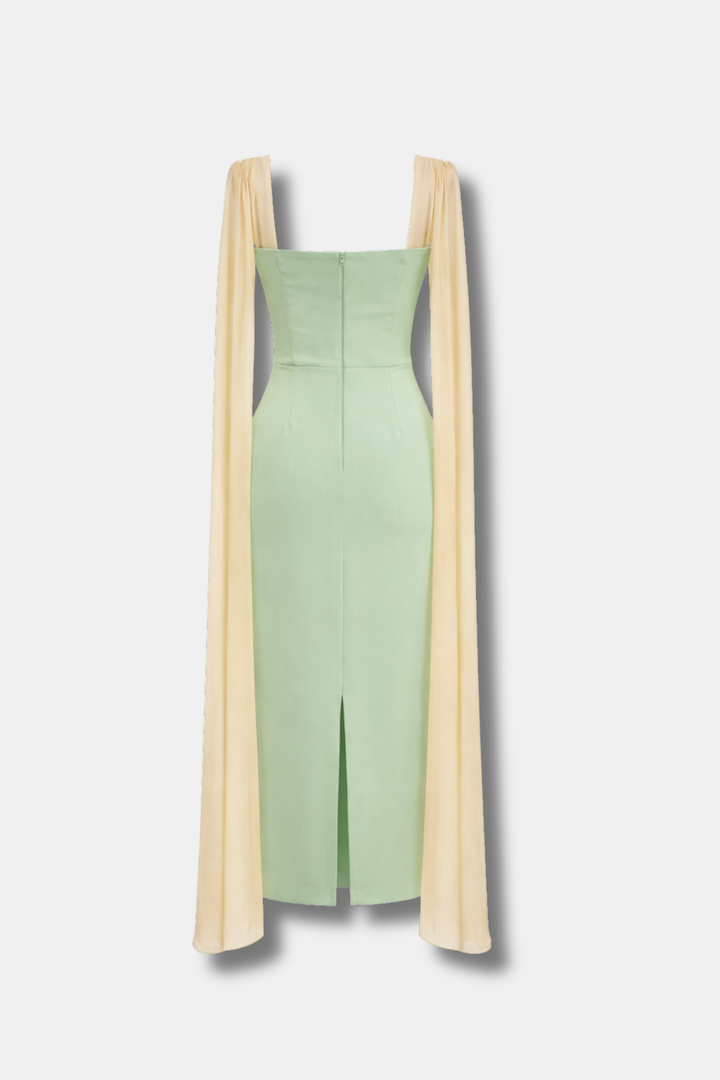 VESTIDO NICOLE VERDE MENTA