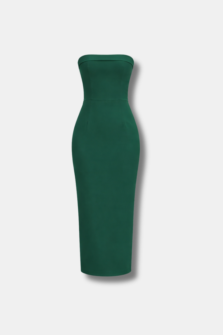 VESTIDO CAPRI VERDE OSCURO