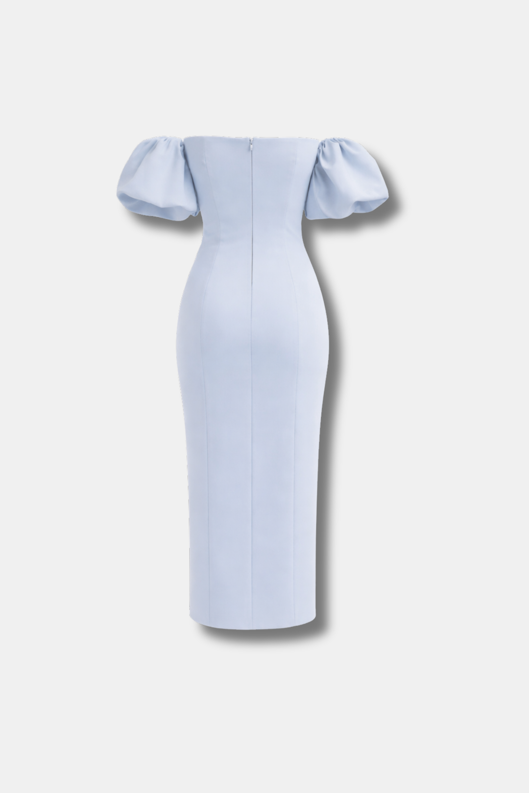 LIGHT BLUE EMERALD DRESS