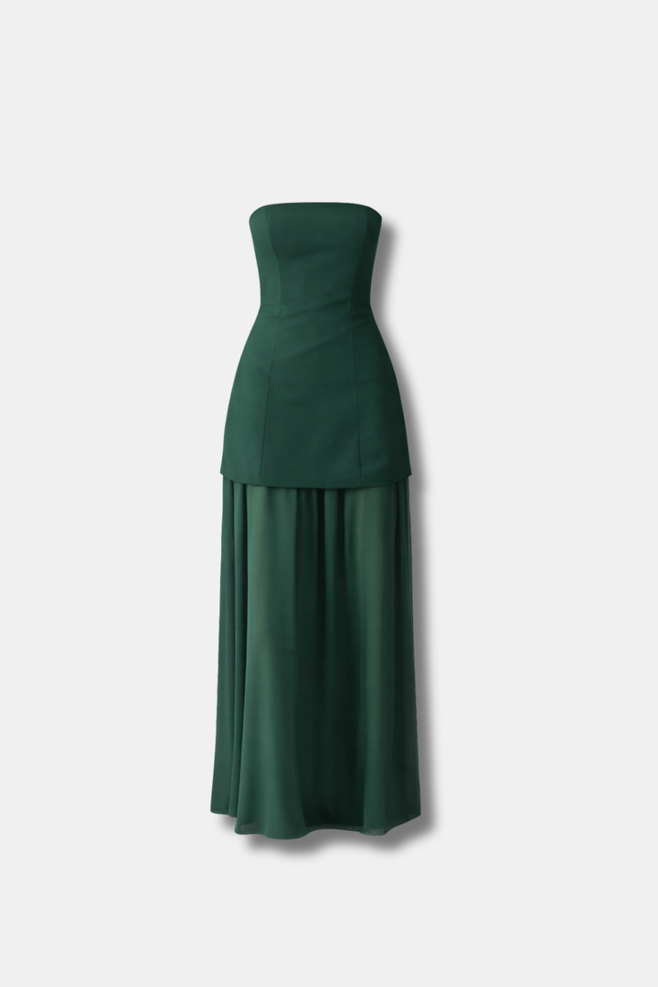 ISABELLA DARK GREEN DRESS