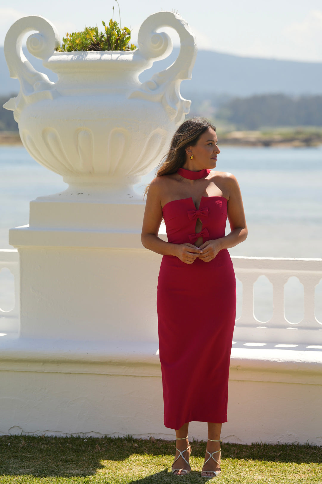 Tata Cliq Teal Lace Dress With Sleeves Forever New Dresses Online