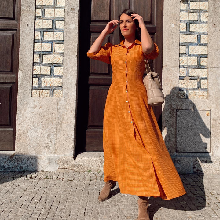 VESTIDO CAMISERO CUADROS