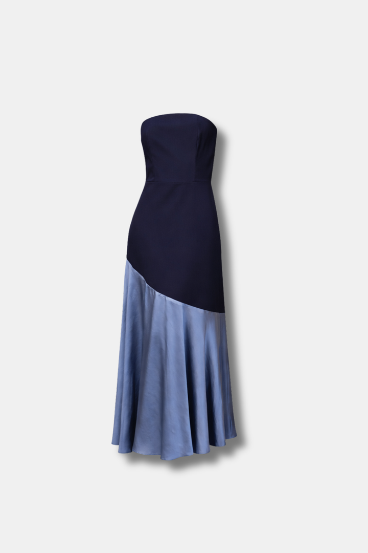 ROBE BLEU MARINE FIONA