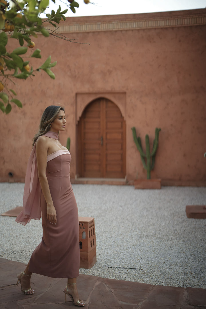 PINK CAPRI DRESS