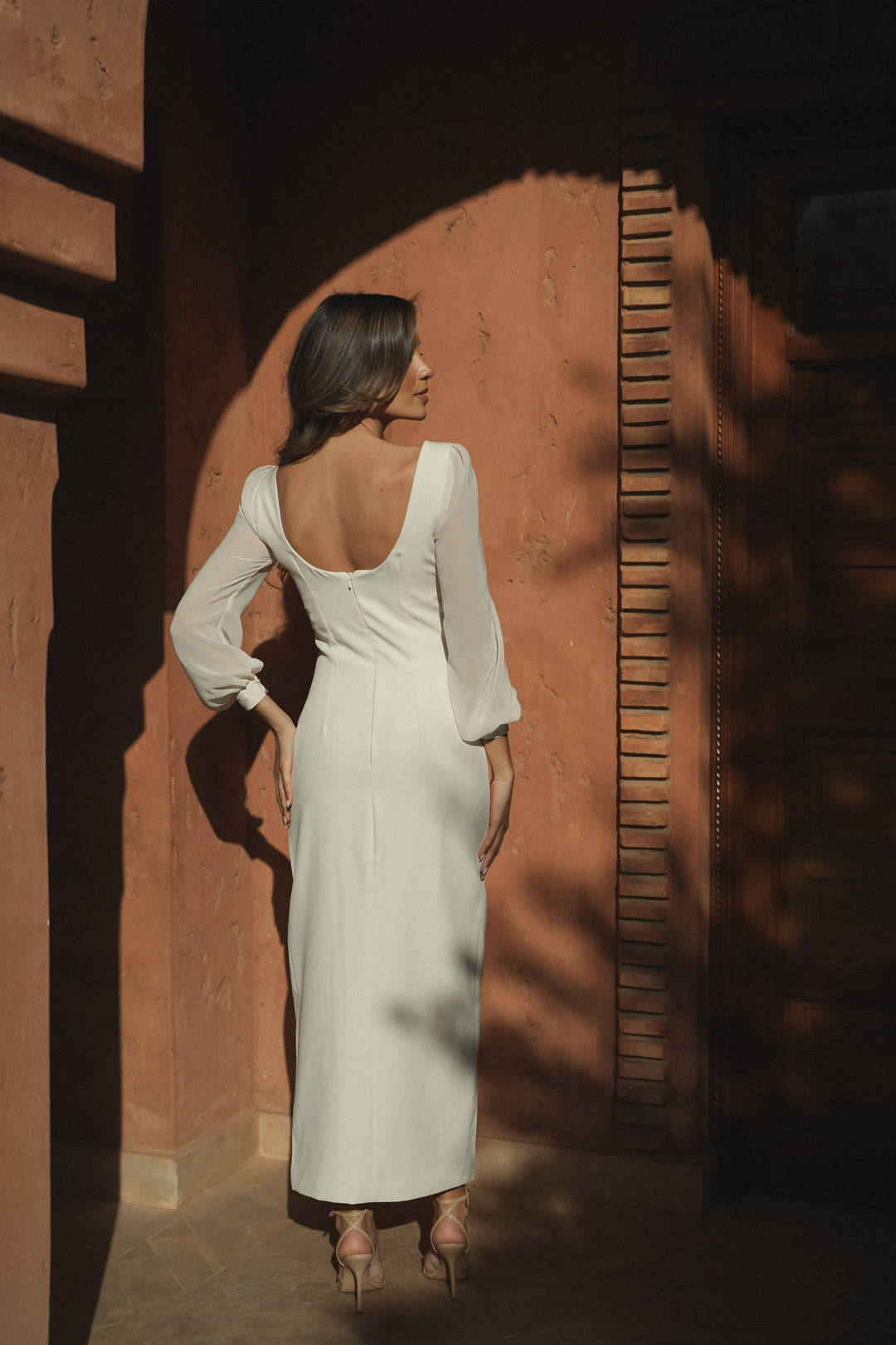 VESTIDO CELINE BEGE