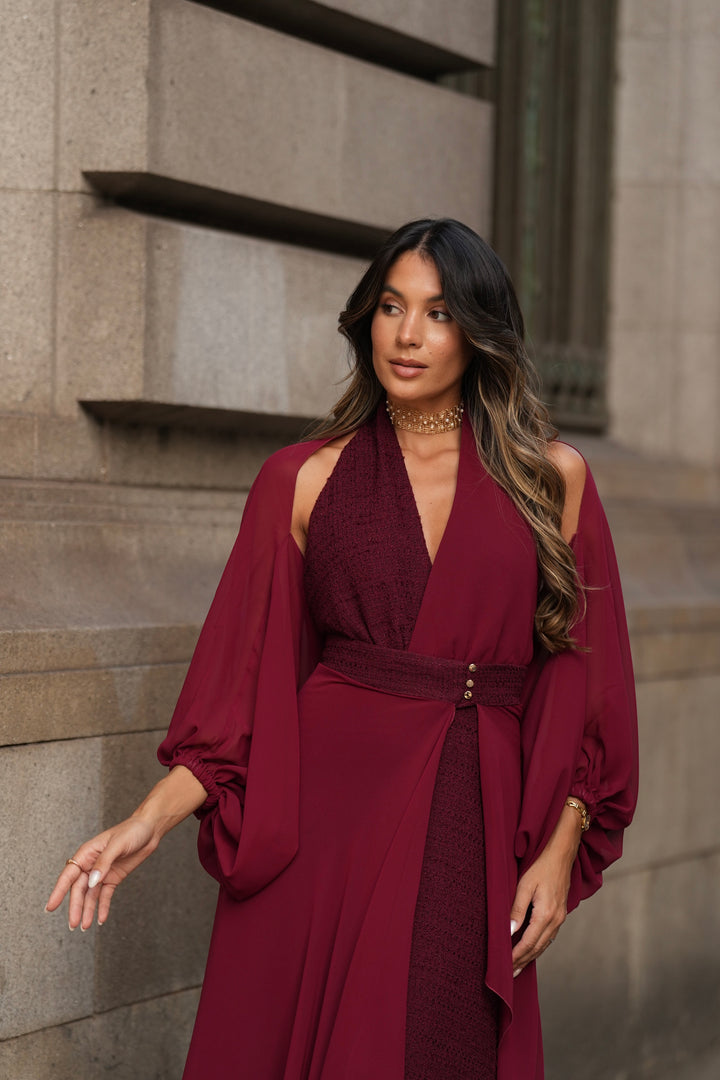VIENNA MAROON JACKET