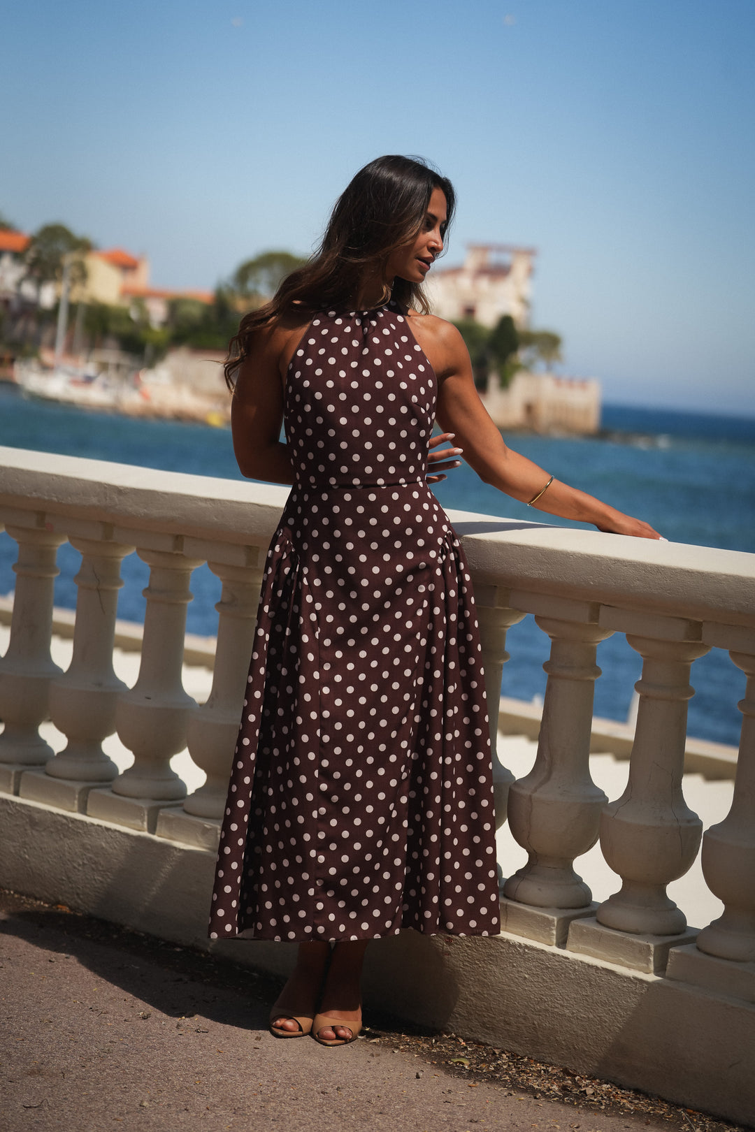 ROBE AZALÉE À POIS