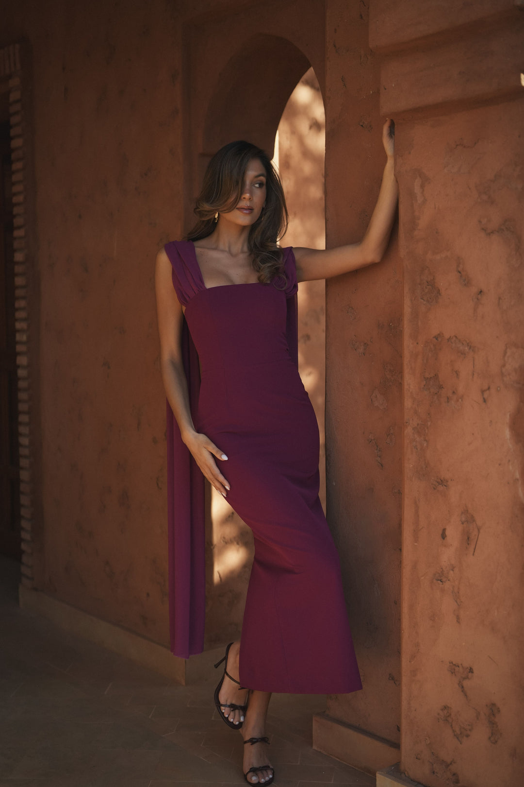 VESTIDO NICOLE MAGENTA