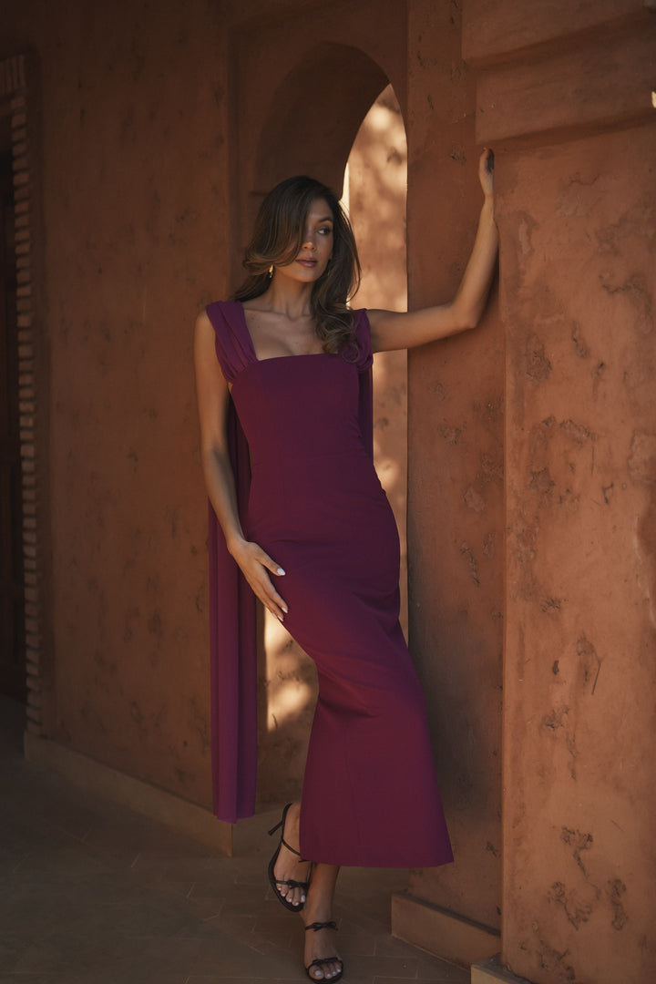 VESTIDO NICOLE MAGENTA