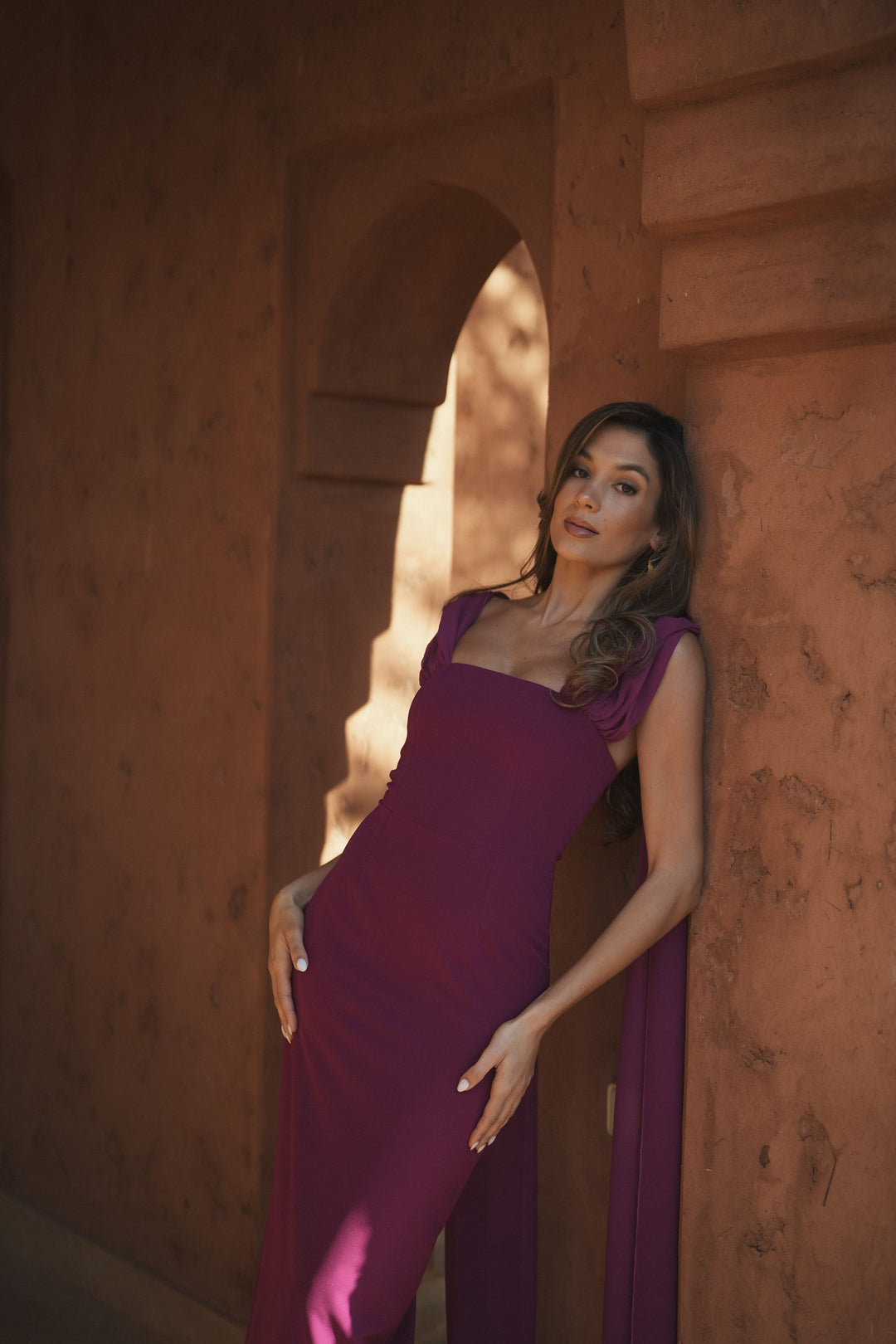VESTIDO NICOLE MAGENTA